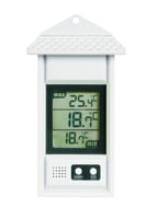 Greenhouse Thermometer with max/min function White -Pack of 10 