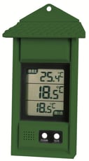 Greenhouse Thermometer with max/min function Green