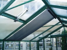 Internal roof shading blinds