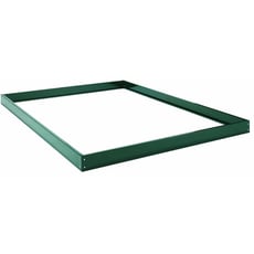Green metal greenhouse base 6ft x 8ft (1920mm x 2538mm) Upgrade
