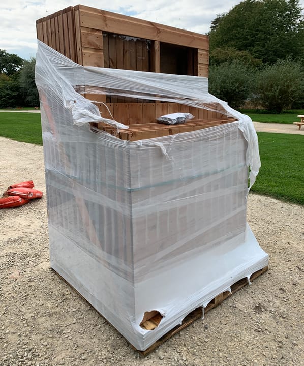Your shed will be delivered securely, in palletised form. Complete with self-assembly instructions.