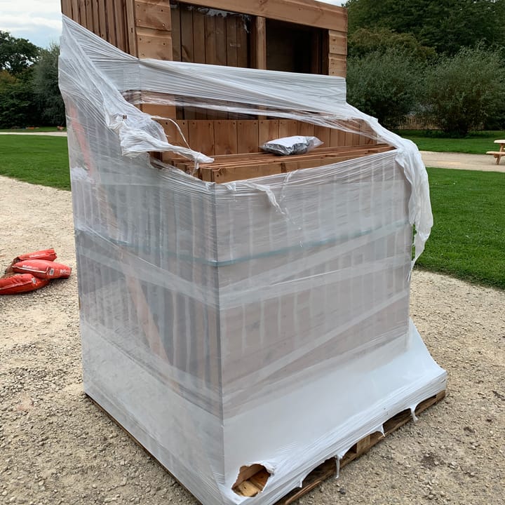 Your shed will be delivered securely, in palletised form. Complete with self-assembly instructions.