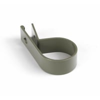 Pipe clip moss green