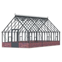 Robinsons Roedean Dwarf Wall Anthracite 11'7" x 26ft8