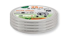 Silver Green Hose Pipe  25m Long  -9010