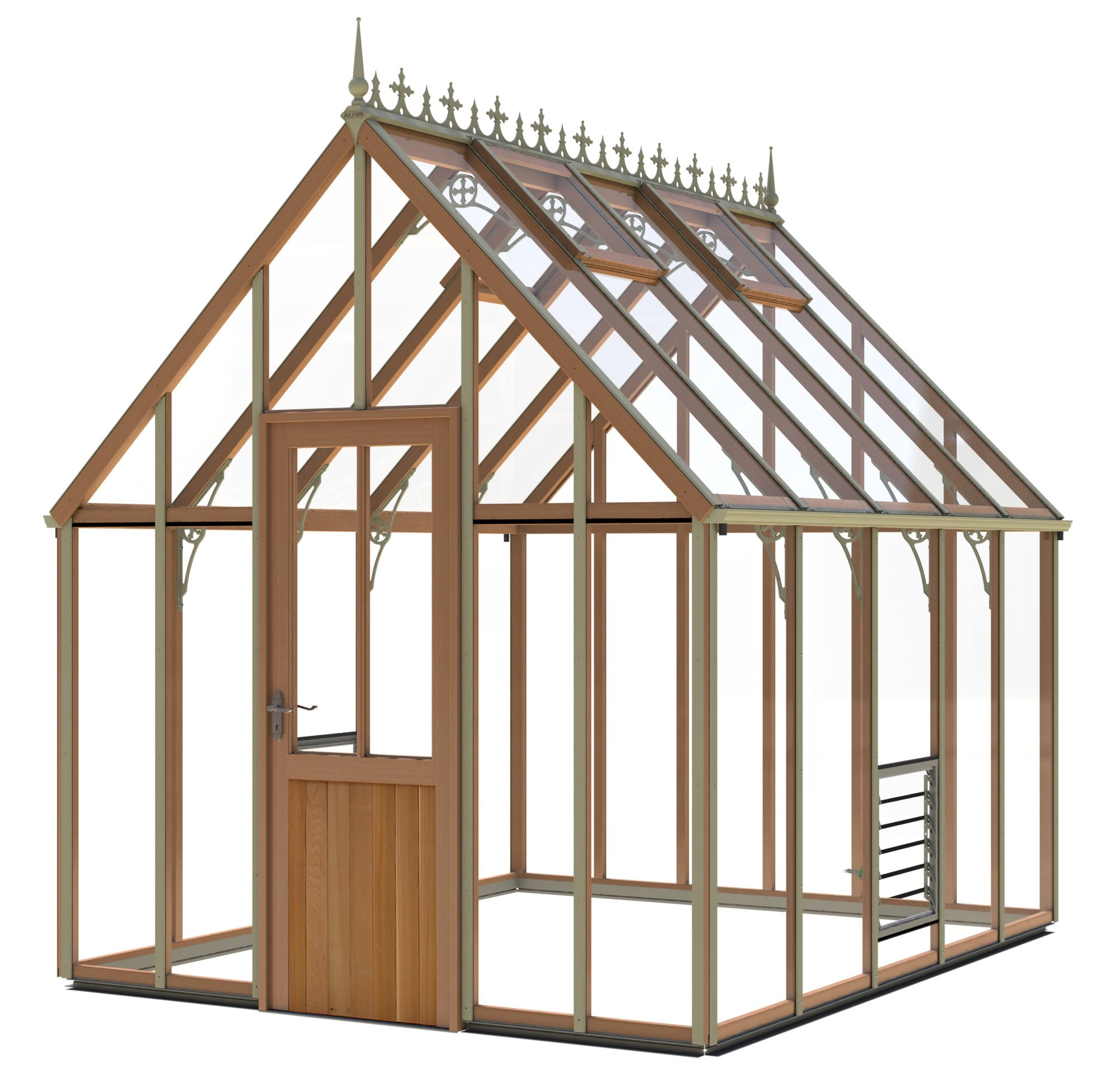 Alton Harrow Victorian (Glass to Ground)Greenhouse
